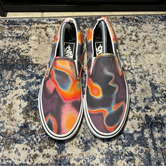 Vans Authentic Dark Aura Slip-On Sneakers Size 6.5 - Picture 3 of 10
